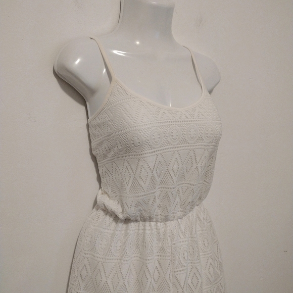 No Comment. - White Lace Sleeveless Romper - Picture 8 of 14